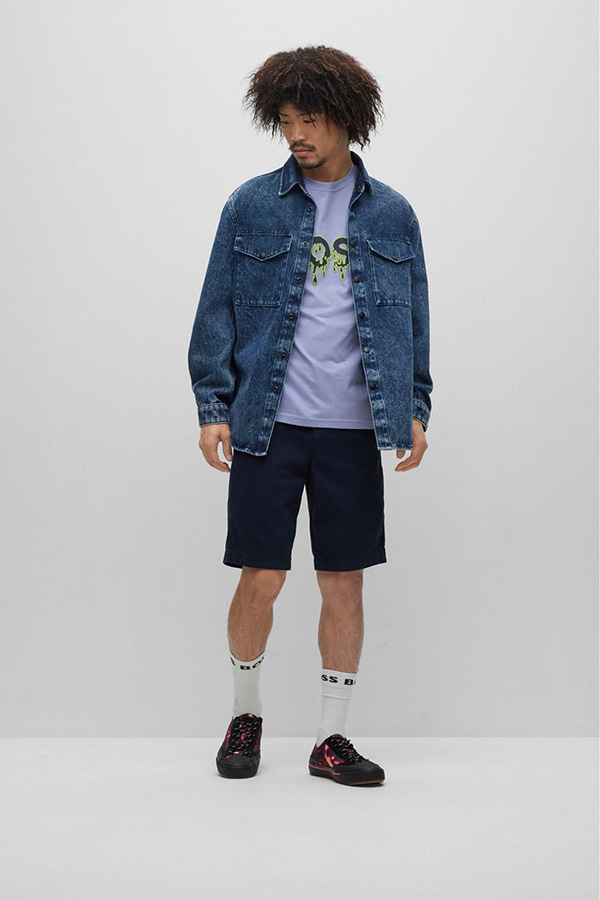 SHORTS BOSS - 404 BLUE